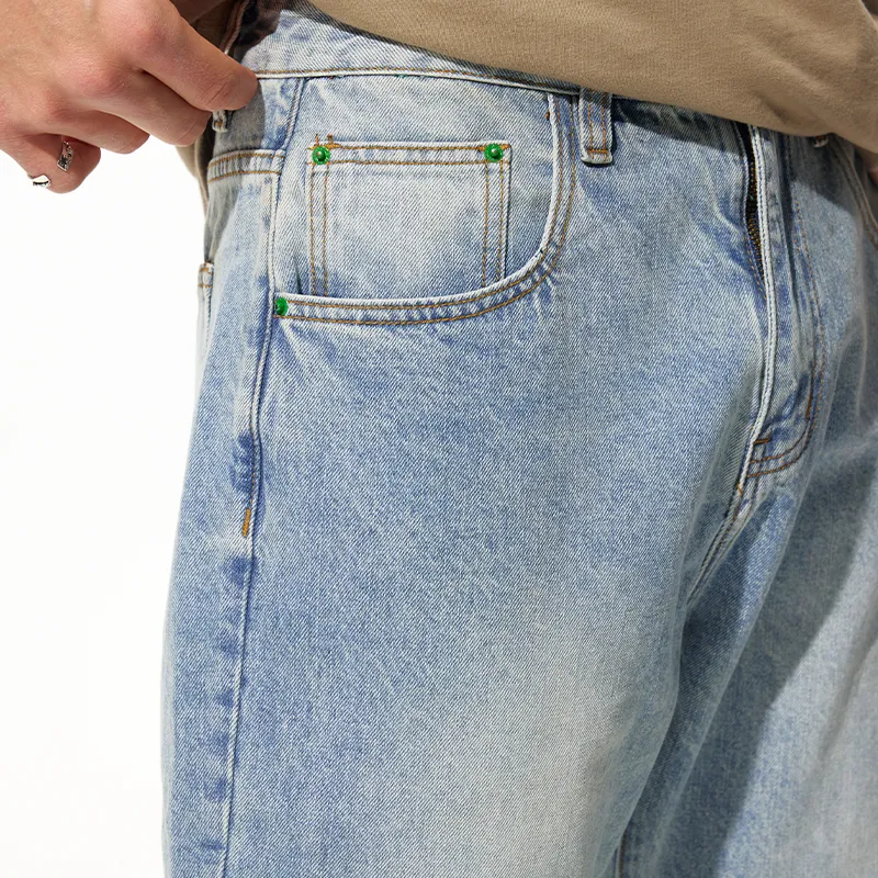 FCB ARCELONA Jeans Unisex Tea Dyed Blue[320 G Full Bamboo]-2
