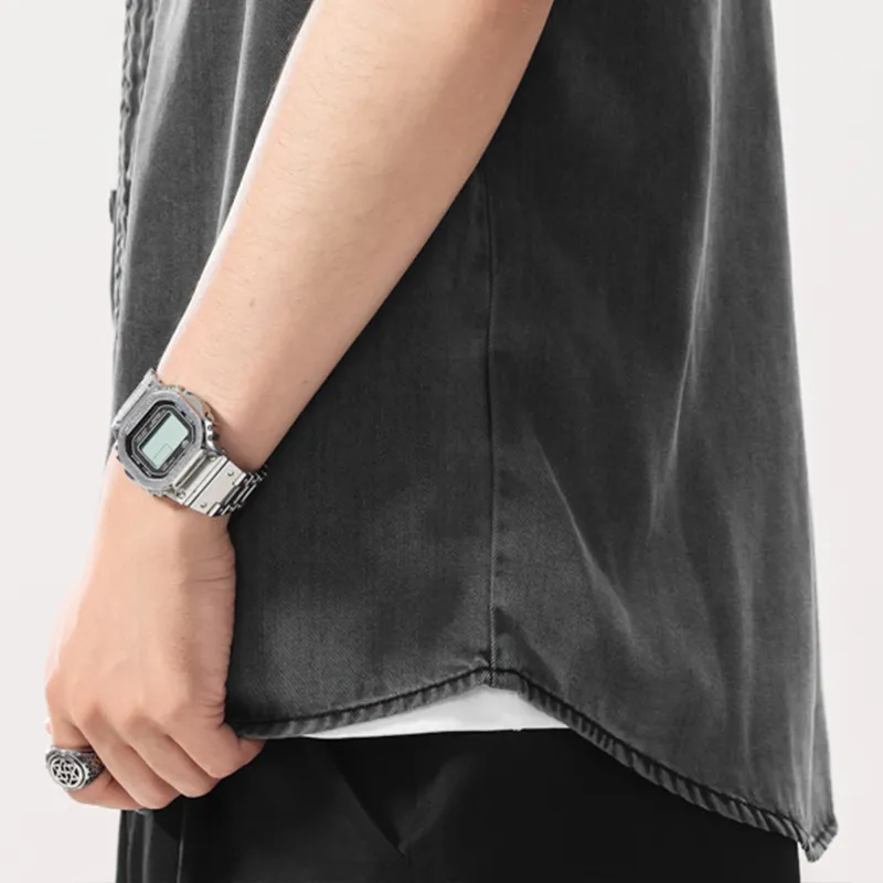 FCB ARCELONA Shirt Unisex Black Gray-4