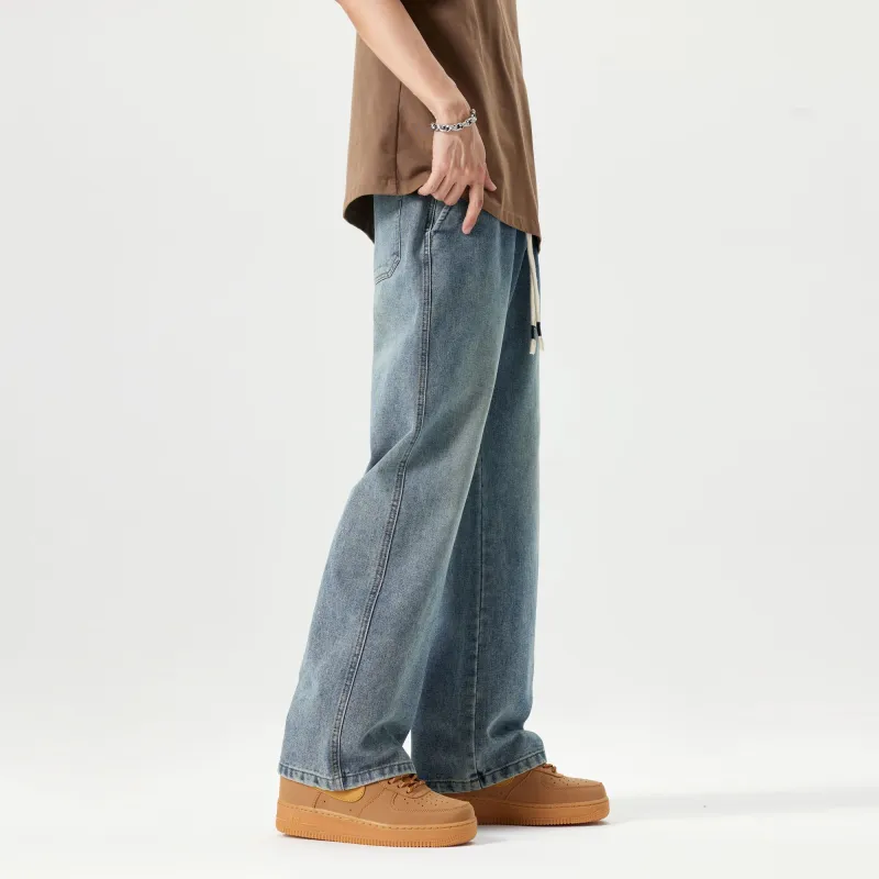 FCB ARCELONA Jeans Unisex Vintage Blue-4