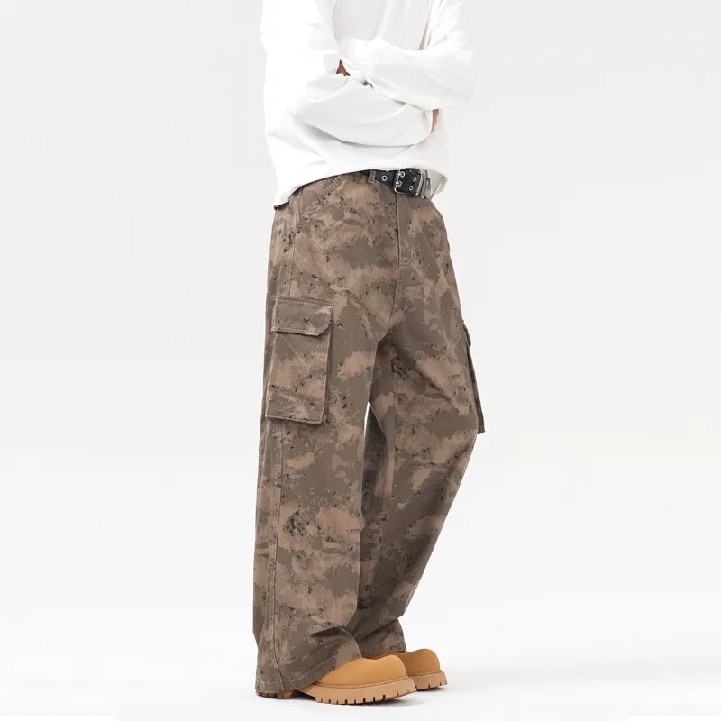 FCB ARCELONA Casual Pants Unisex Jacquard Camouflage-3