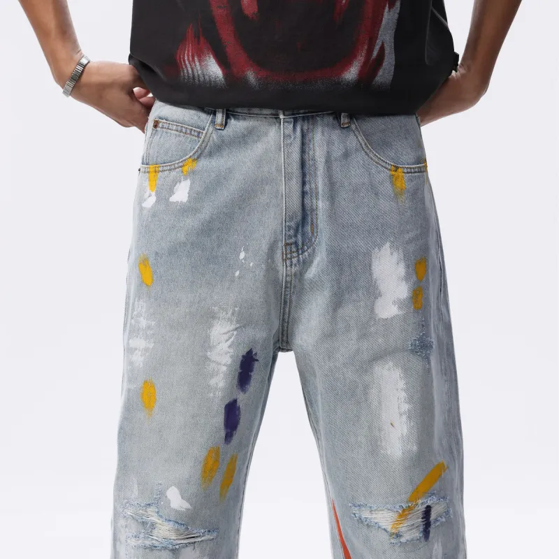 FCB ARCELONA Jeans Unisex Light Blue-2