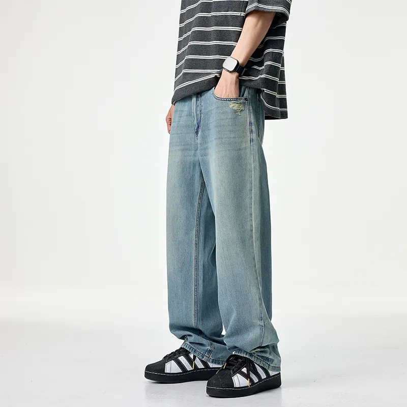 FCB ARCELONA Jeans Unisex Light Blue-5