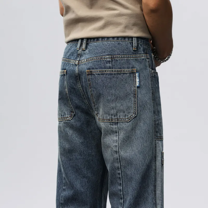 FCB ARCELONA Jeans Unisex Vintage Blue-6