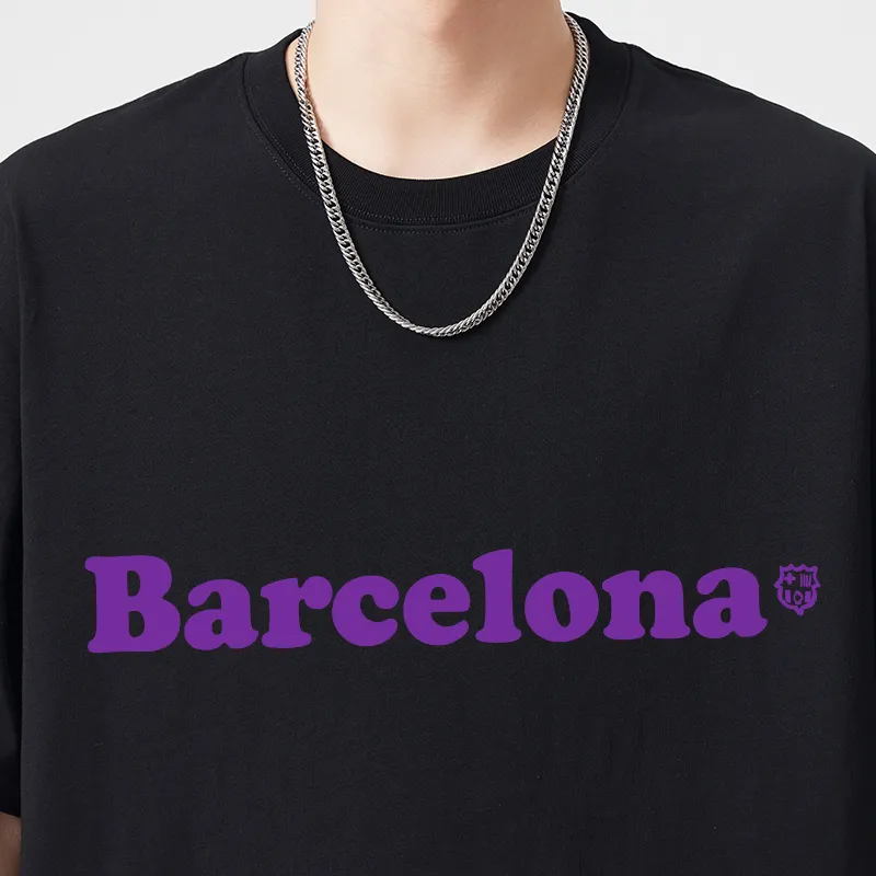 FCB ARCELONA T Shirts Unisex-2
