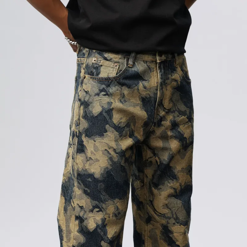 FCB ARCELONA Jeans Unisex Vintage Blue-2