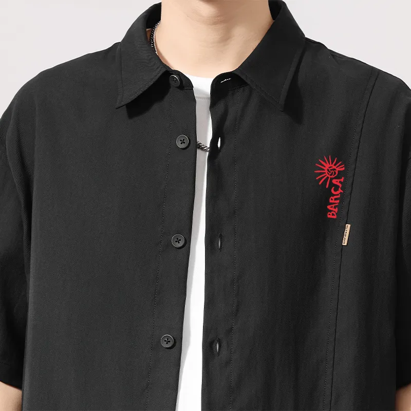 FCB ARCELONA Shirt Unisex Black-2