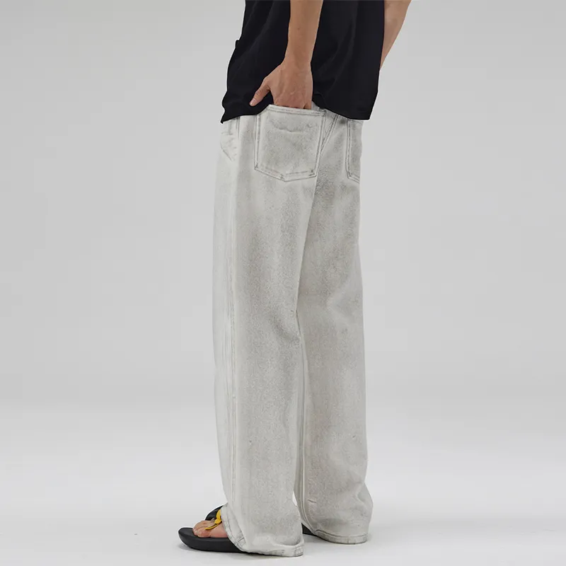 FCB ARCELONA Jeans Men's Dirty White-4