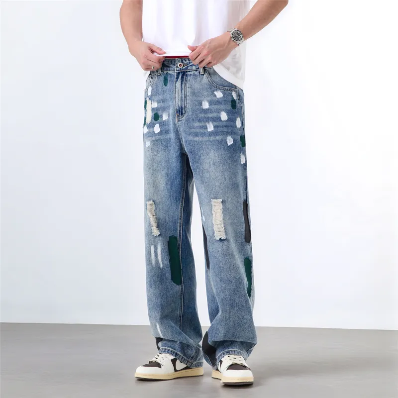 FCB ARCELONA Jeans Unisex Blue-2