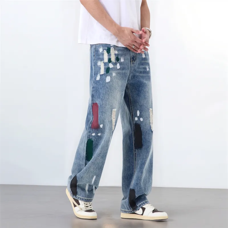 FCB ARCELONA Jeans Unisex Blue-4