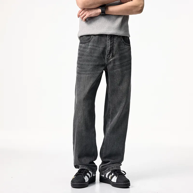 FCB ARCELONA Jeans Unisex Black Gray-4