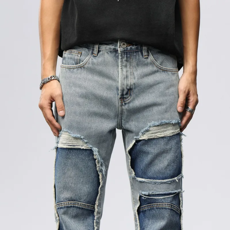 FCB ARCELONA Jeans Unisex Light Blue-2