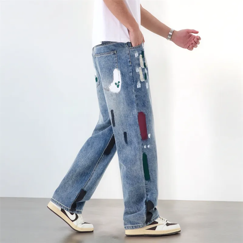FCB ARCELONA Jeans Unisex Blue-3