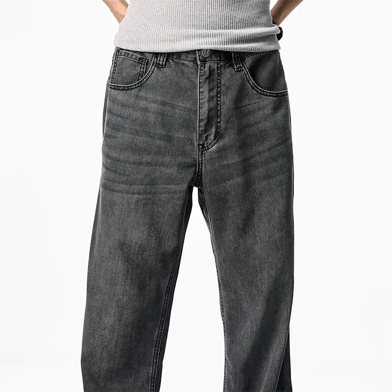 FCB ARCELONA Jeans Unisex Black Gray-2