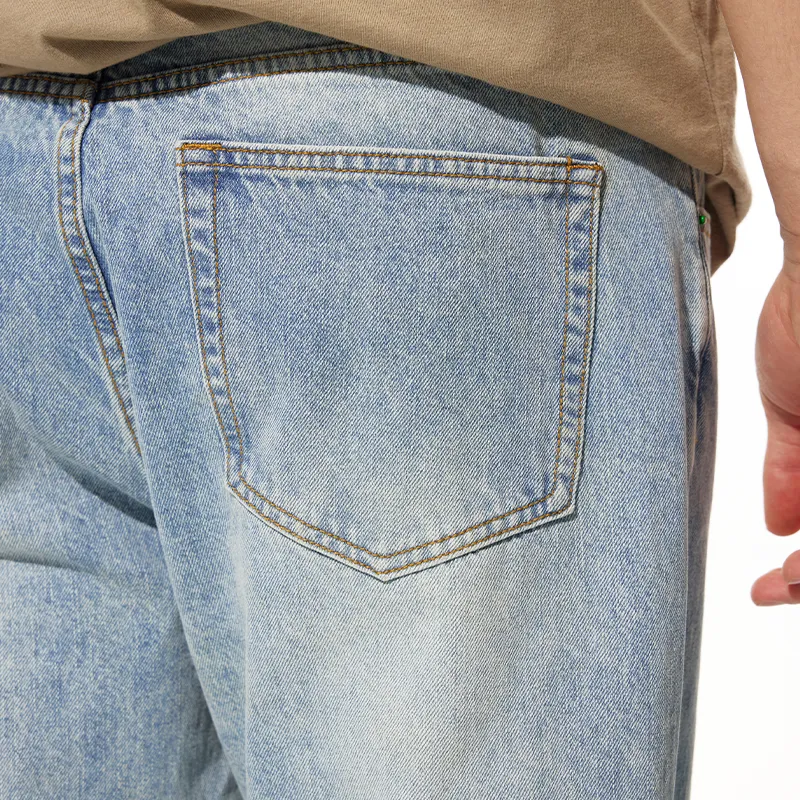 FCB ARCELONA Jeans Unisex Tea Dyed Blue[320 G Full Bamboo]-4