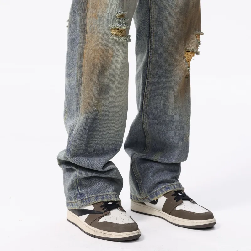 FCB ARCELONA Jeans Unisex Vintage Blue-3