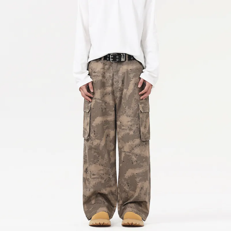 FCB ARCELONA Casual Pants Unisex Jacquard Camouflage-2