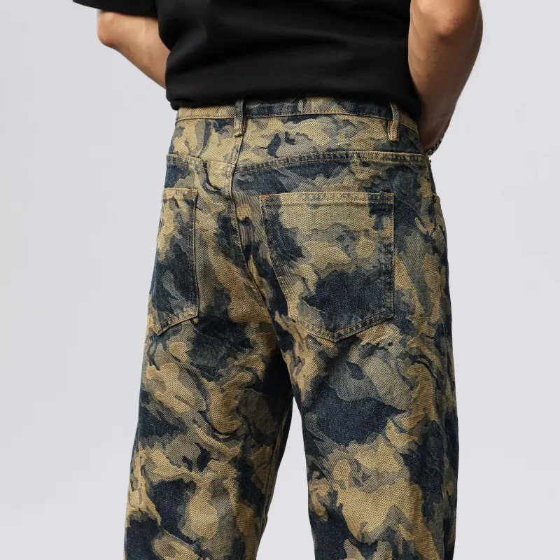FCB ARCELONA Jeans Unisex Vintage Blue-4