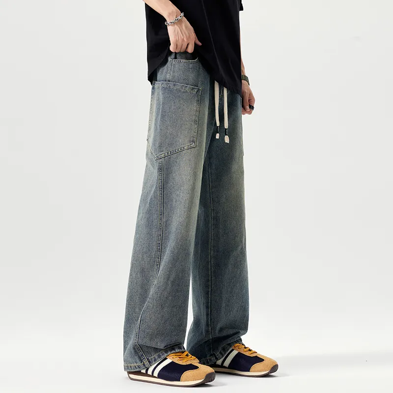 FCB ARCELONA Jeans Unisex Vintage Blue-3