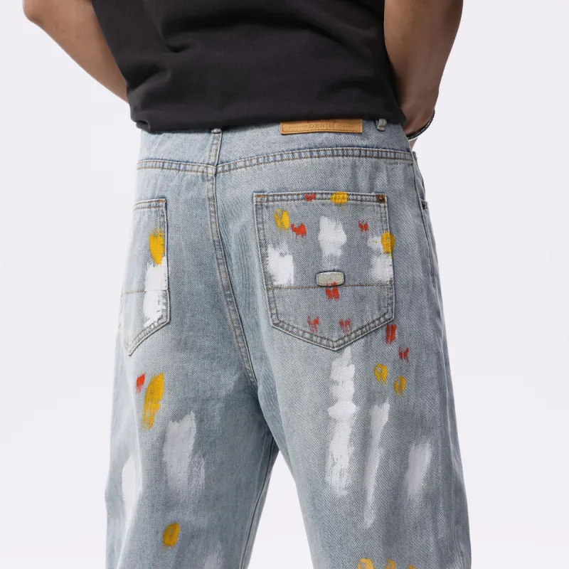 FCB ARCELONA Jeans Unisex Light Blue-5