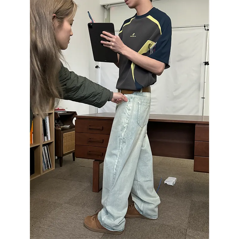 Umamiism Jeans Unisex Yellow-3
