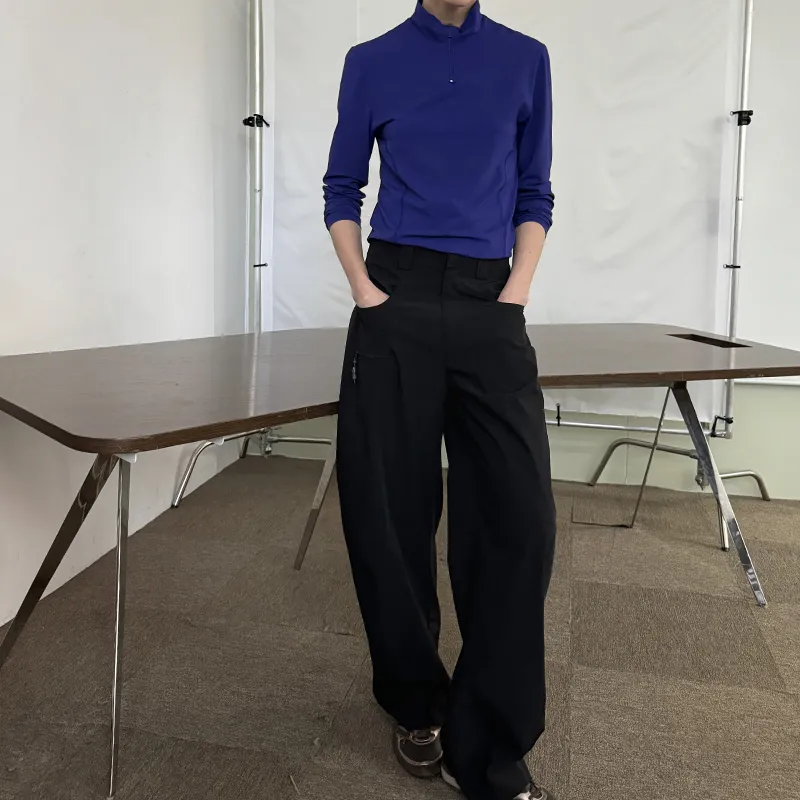 Umamiism Casual Pants Unisex Black-1