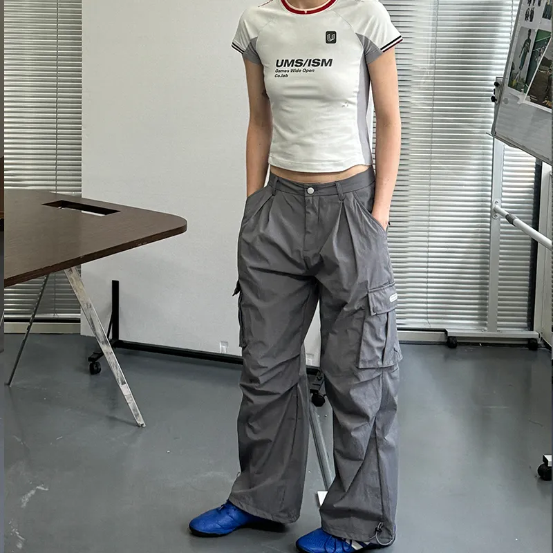 Umamiism Cargo Pants Unisex Gray-2