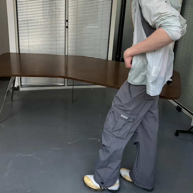 Umamiism Cargo Pants Unisex Gray-6