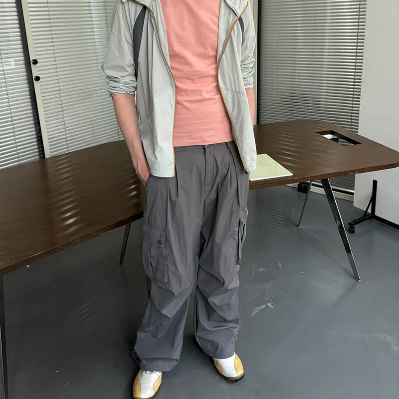 Umamiism Cargo Pants Unisex Gray-4