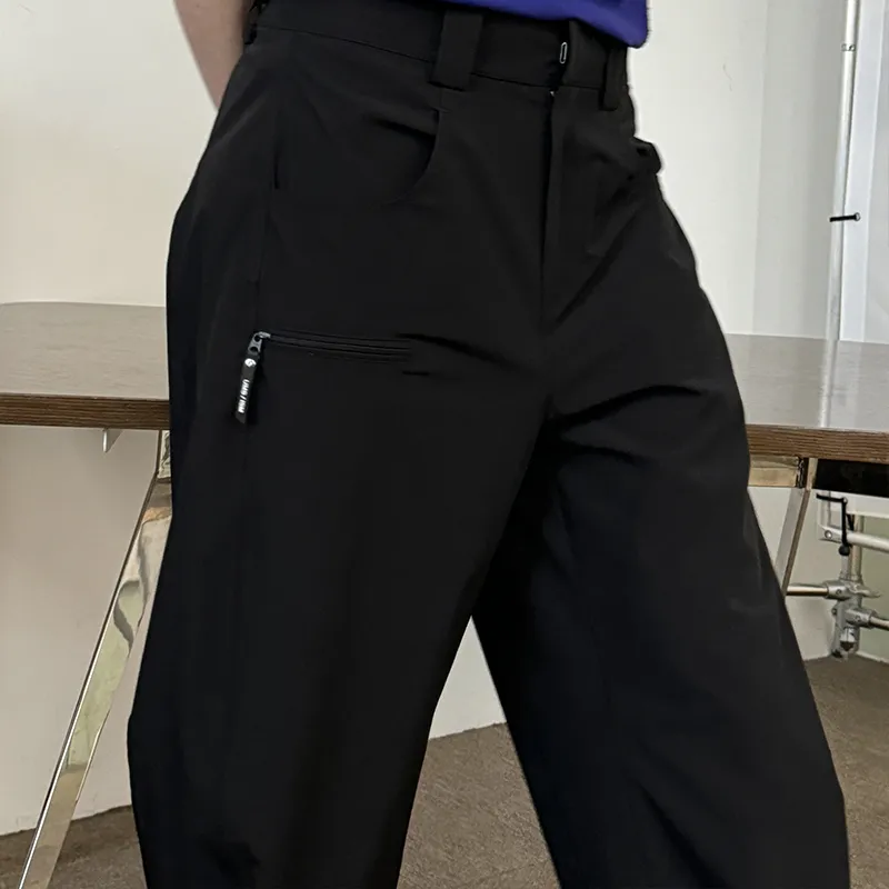 Umamiism Casual Pants Unisex Black-2
