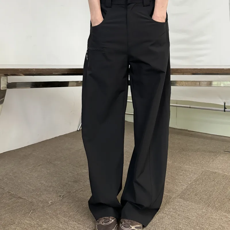 Umamiism Casual Pants Unisex Black-4