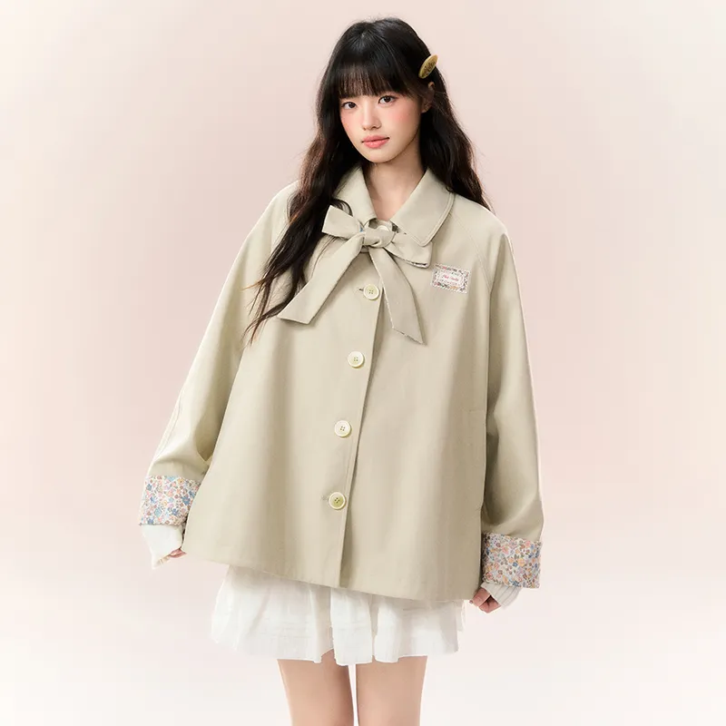 Umoumo Trench Coats Women's-10