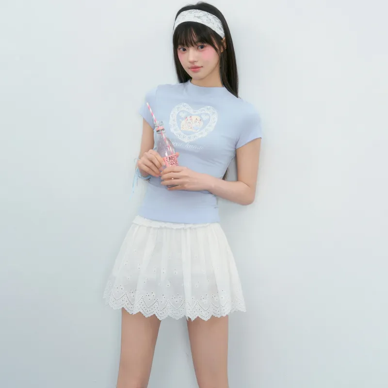 Umoumo T Shirts Women's Blue-3
