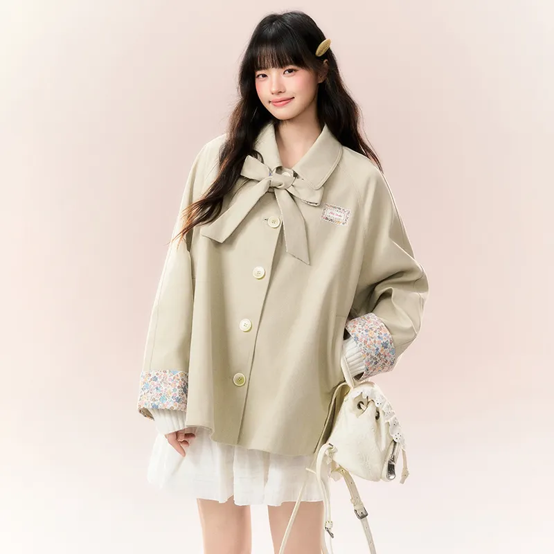 Umoumo Trench Coats Women's-11