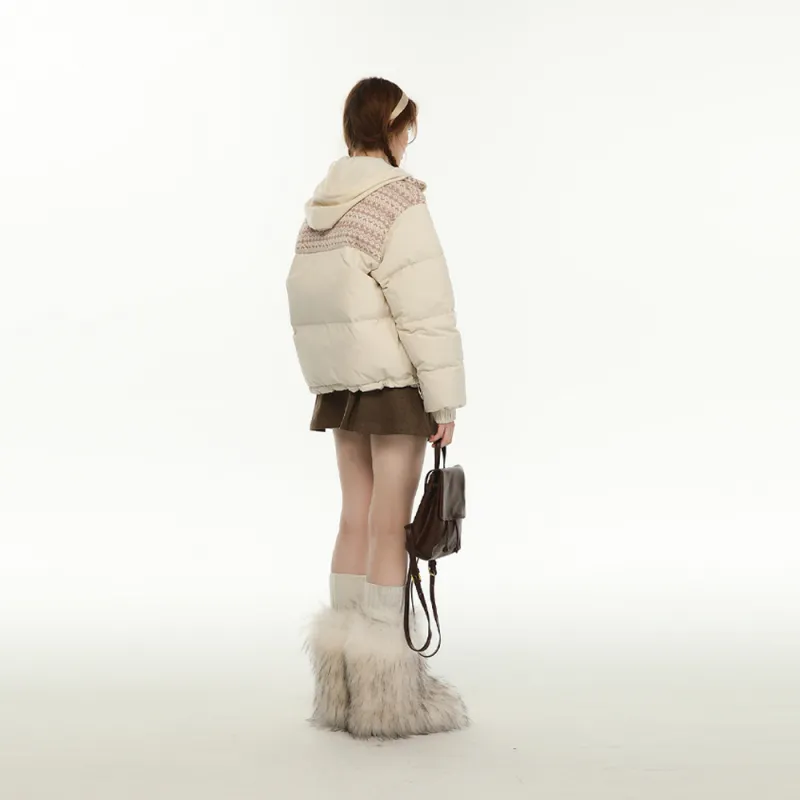 CYNI Puffer Jacket Women's Apricot-4