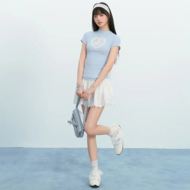 Umoumo T Shirts Women's Blue-5