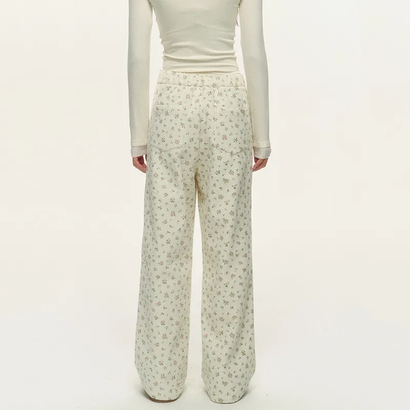 NTOT Casual Pants Women's Beige-7