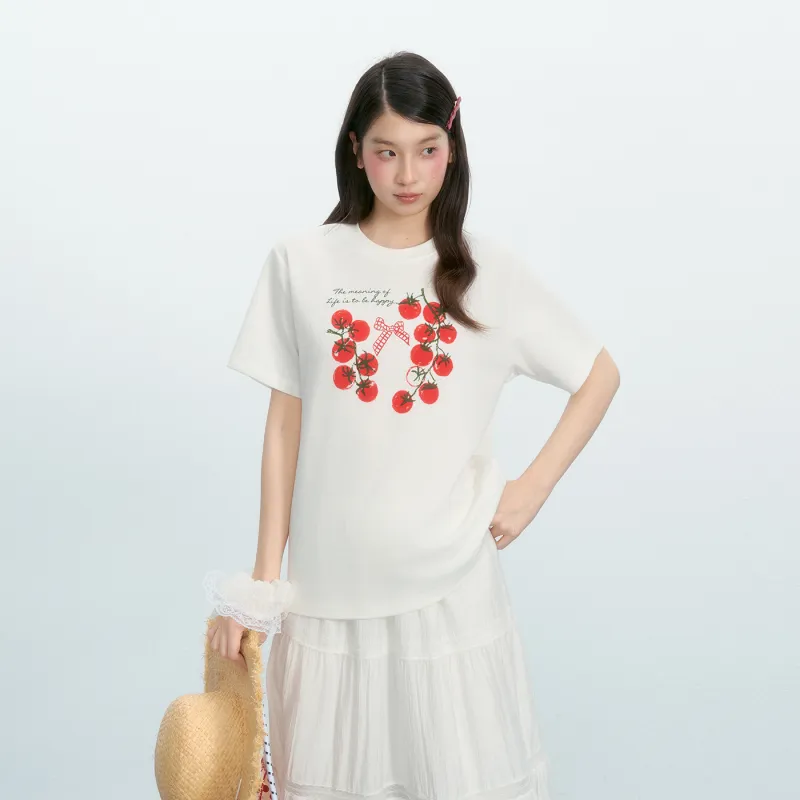 Umoumo T Shirts Women's White-5