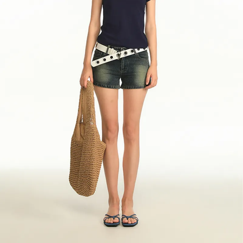 CYNI Denim Shorts Women's Blue-3