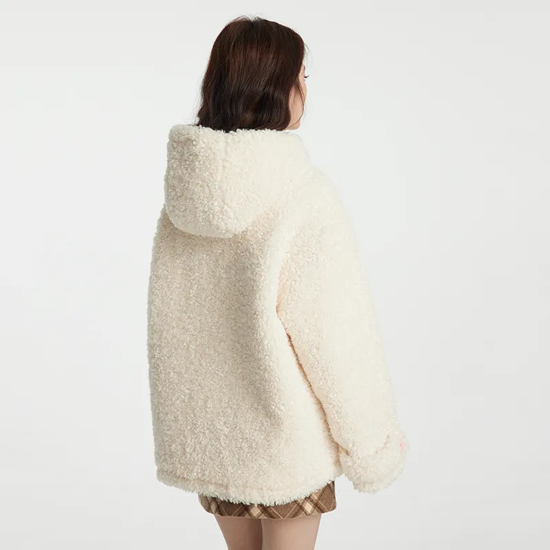 Umoumo Coats Women's White-2
