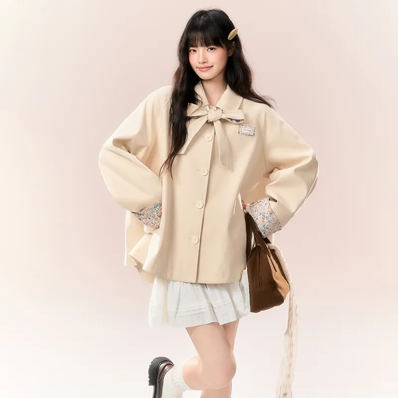 Umoumo Trench Coats Women's-3