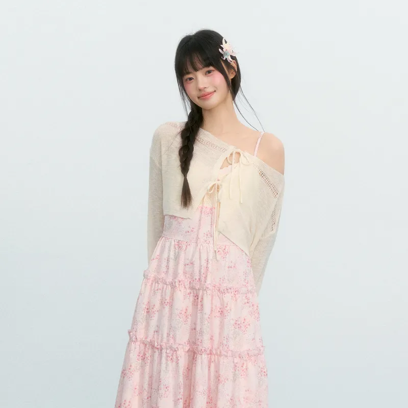 Umoumo Knitwear Women's Beige-2