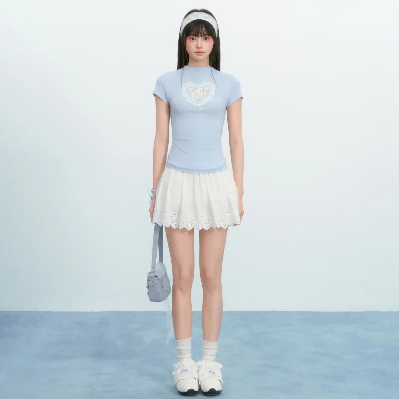 Umoumo T Shirts Women's Blue-7