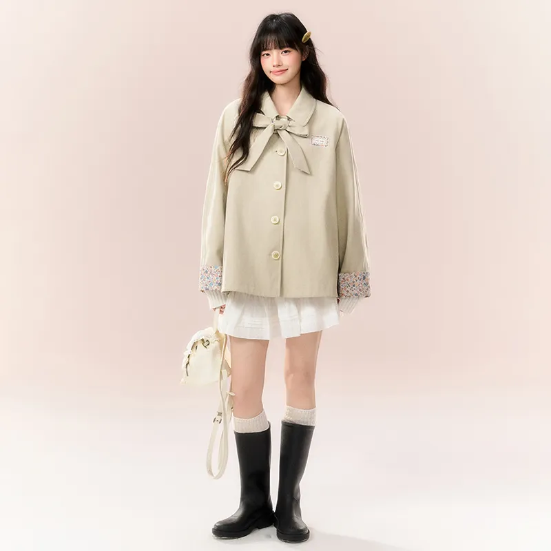 Umoumo Trench Coats Women's-14