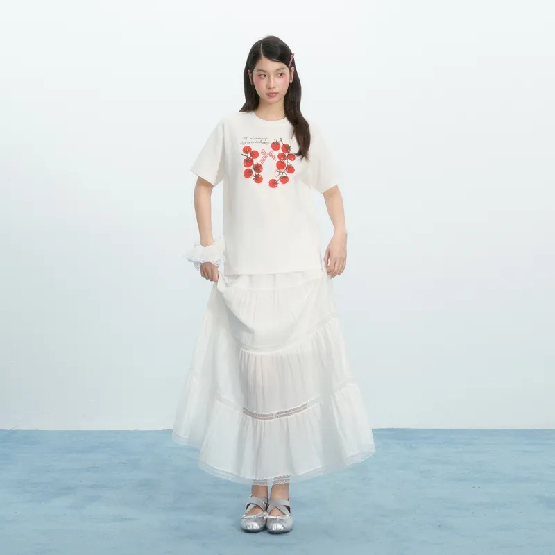 Umoumo T Shirts Women's White-7