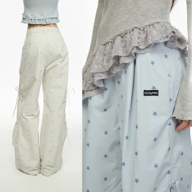 CYNI Casual Pants Women's Blue-3