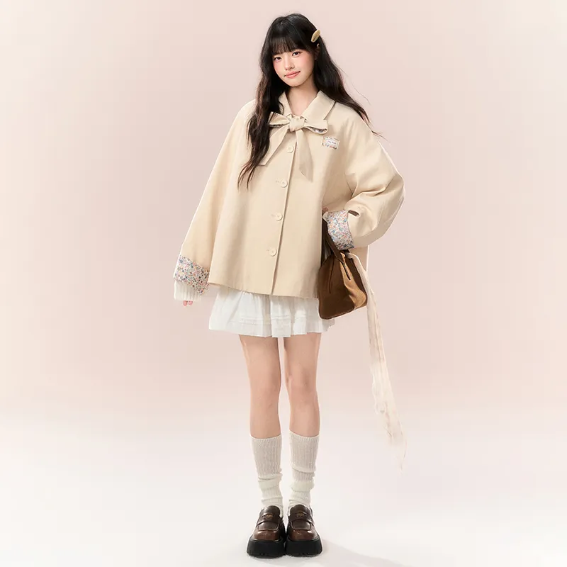 Umoumo Trench Coats Women's-5