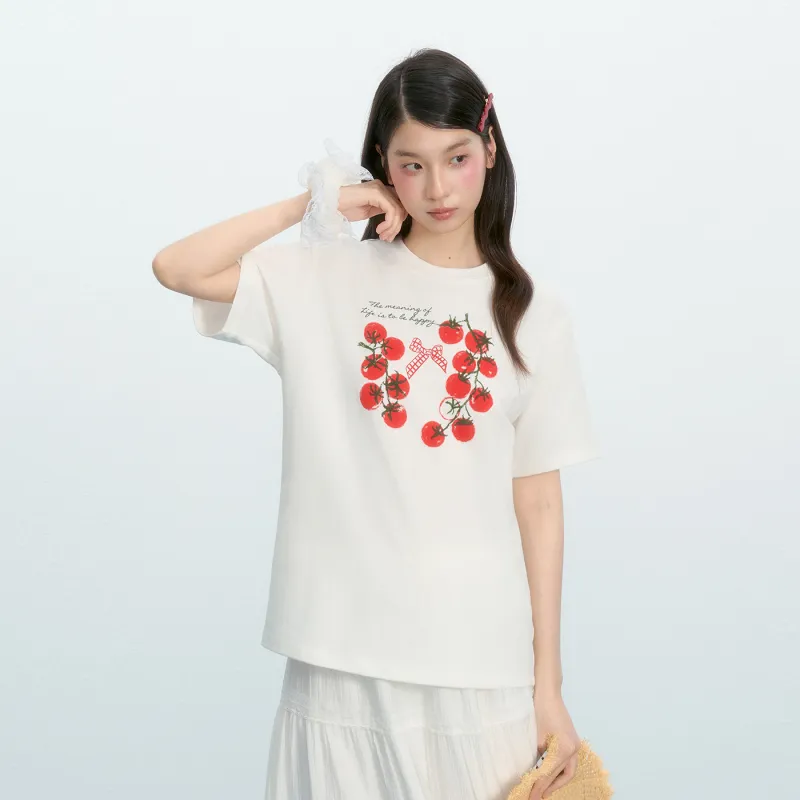 Umoumo T Shirts Women's White-2