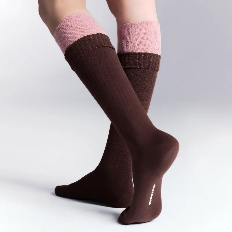 TOOCI Women's Knee high Socks-15