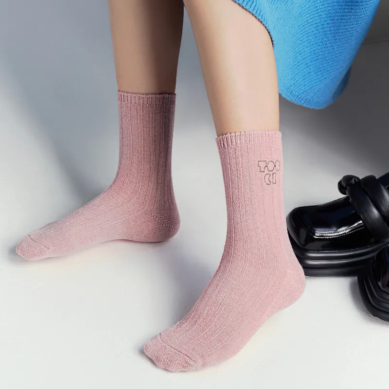 TOOCI Unisex Mid Calf Socks-2