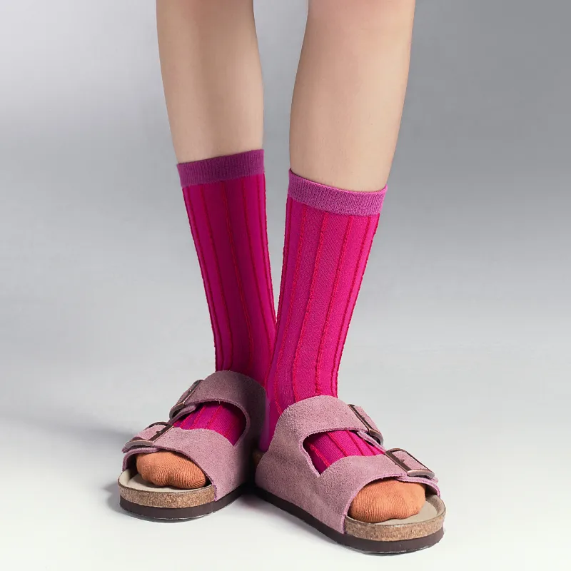 TOOCI Unisex Mid Calf Socks-5